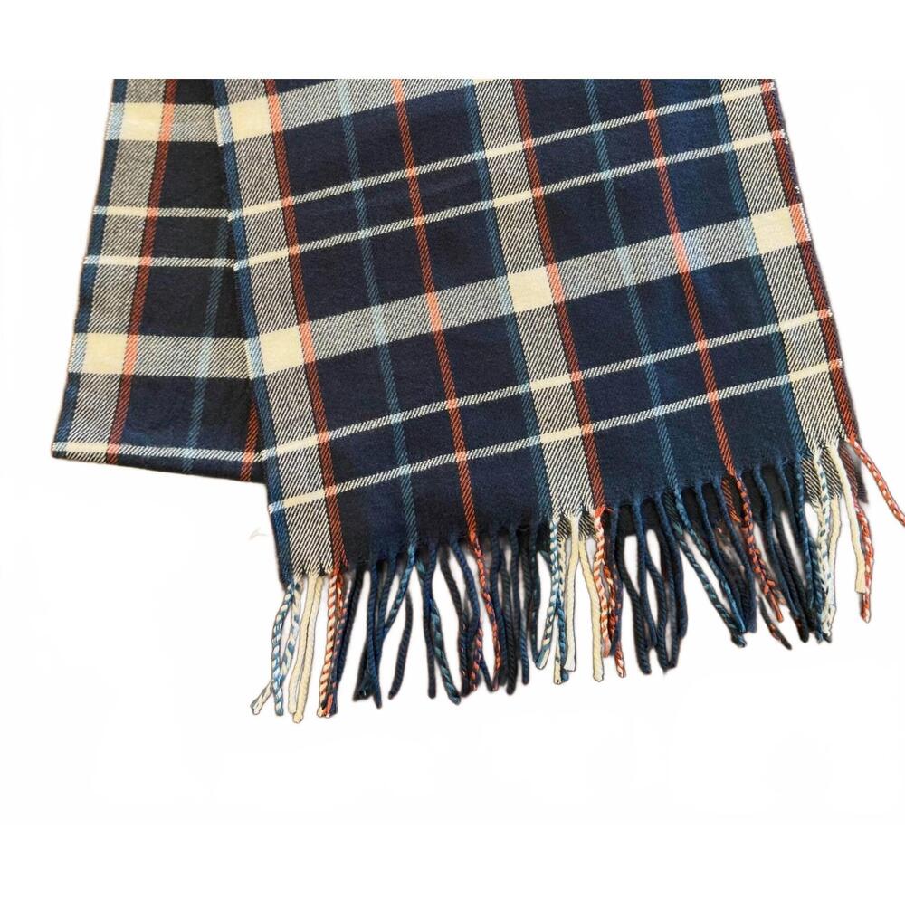 NEW SILVERSILK unisex premium cashmere scarf in navy
